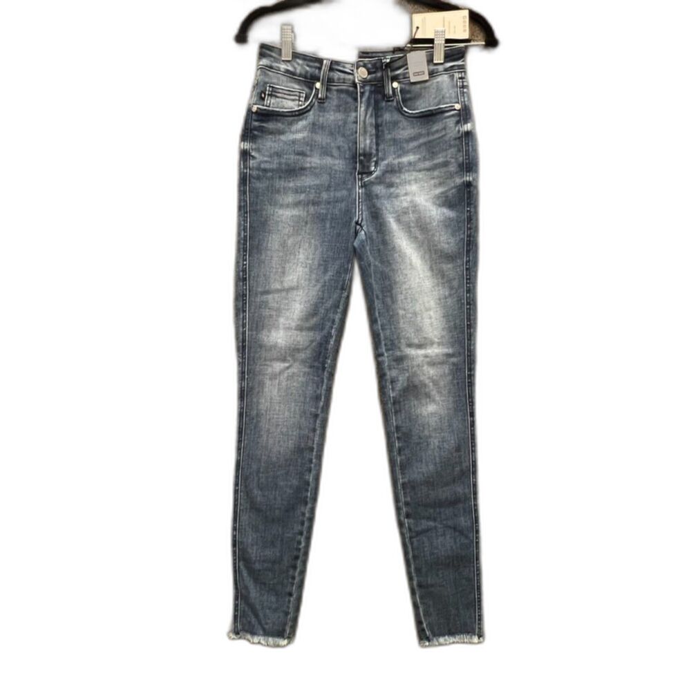 Judy Blue High Waist Skinny Jean NWT 3/26 Raw Hem